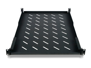 Claytek WA-SF96B-1U Mounting Shelf for Server Cabinet - Black