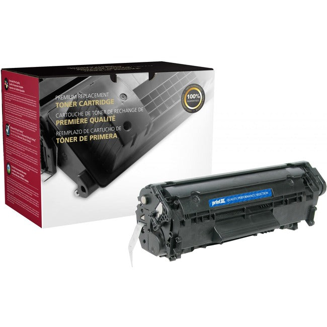 Clover Technologies Remanufactured Extended Yield Laser Toner Cartridge - Alternative for HP, Canon, Troy 12A, 12L, 703 (Q2612A, Q2612A(J), Q2612L, Q2612X7616A005, 7616A005AA, CRG703, EP703, 02-81132-001, 2-81132-001) - Black Pack 200152P