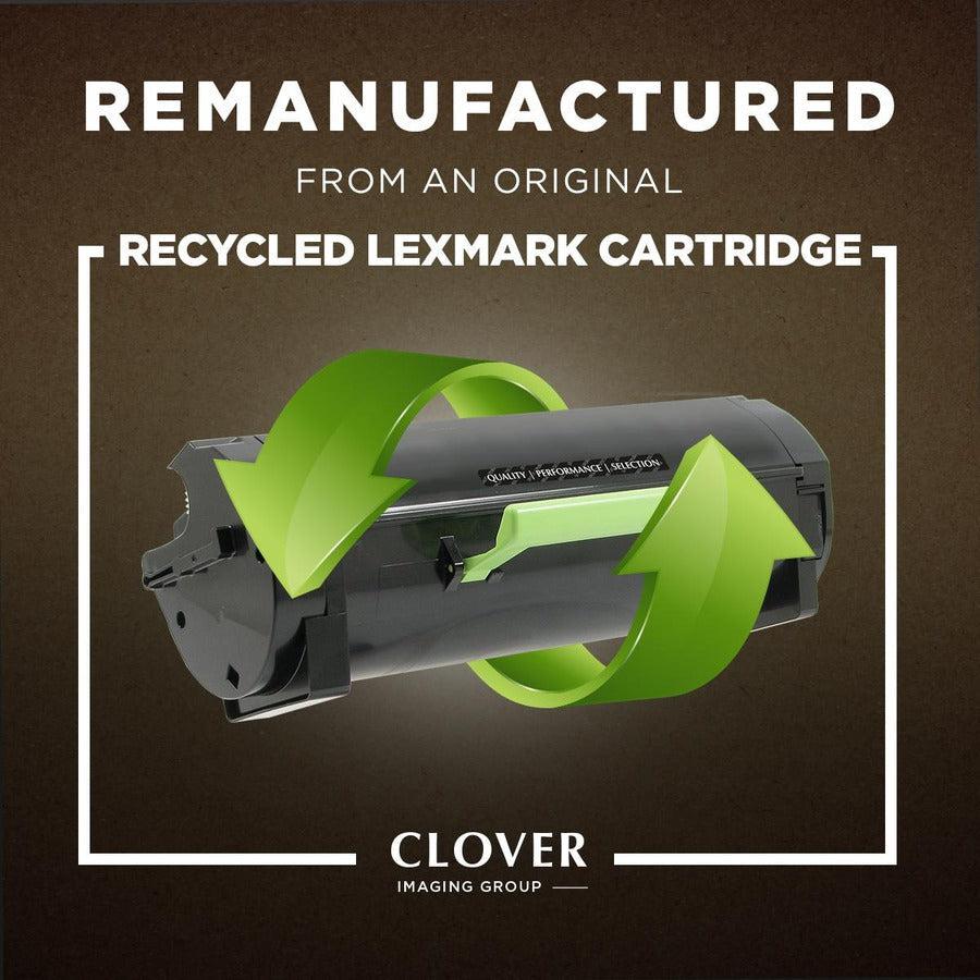 Clover Technologies Remanufactured Extra High Yield Laser Toner Cartridge - Alternative for Lexmark (T654, T656, X654, X656, X658, T654X04A, T654X11A, T654X21A, T654X31G, T654X41G, T654X80G, ...) - Black Pack 200491P