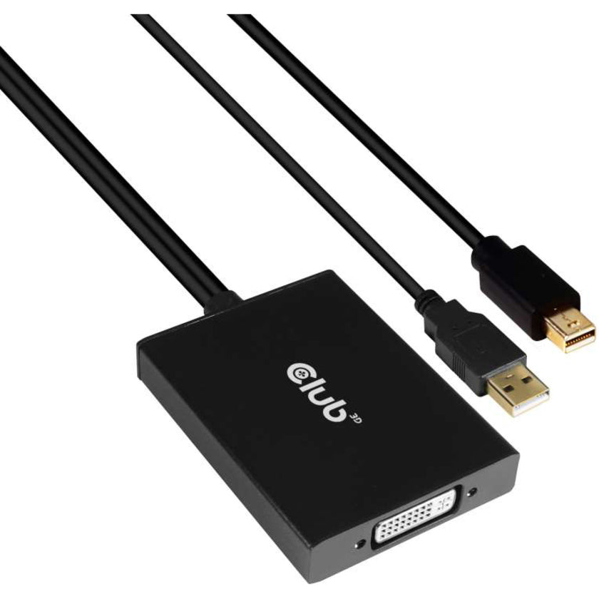 Club 3D MiniDisplayPort 1.2a to Dual Link DVI-D Active Adapter CAC-1130