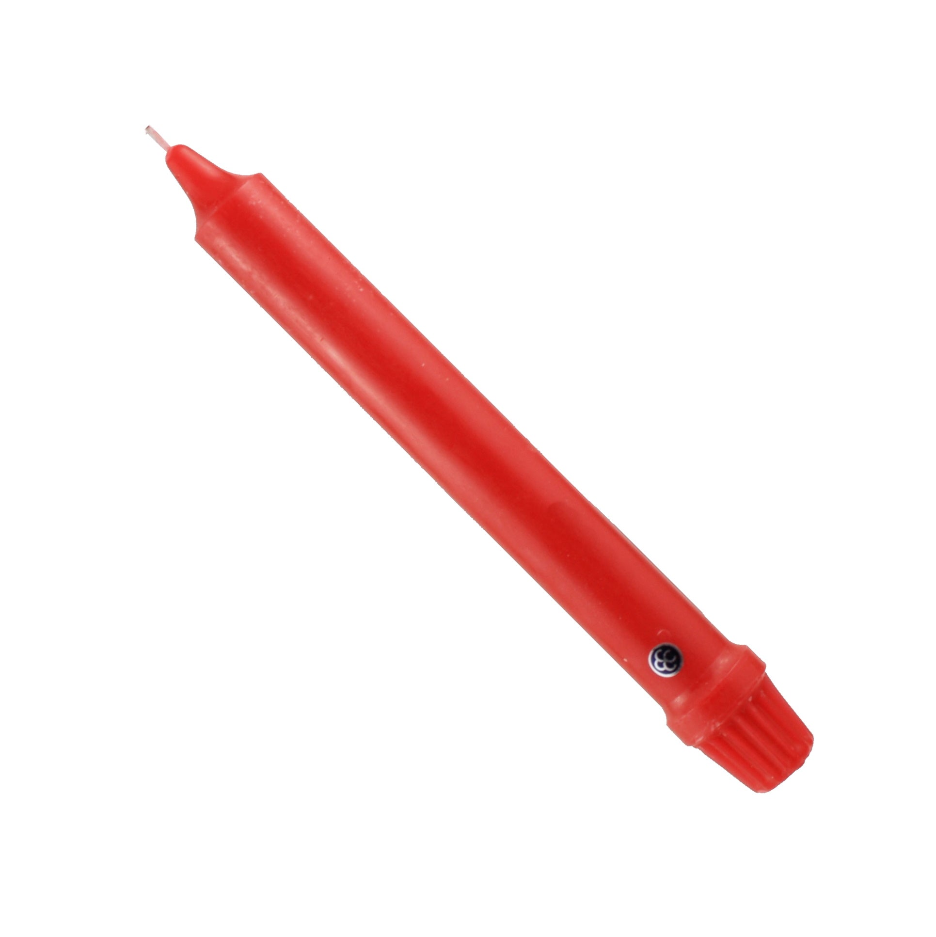 Colonial Candle Single Taper Candle (Red) - 8 Inch