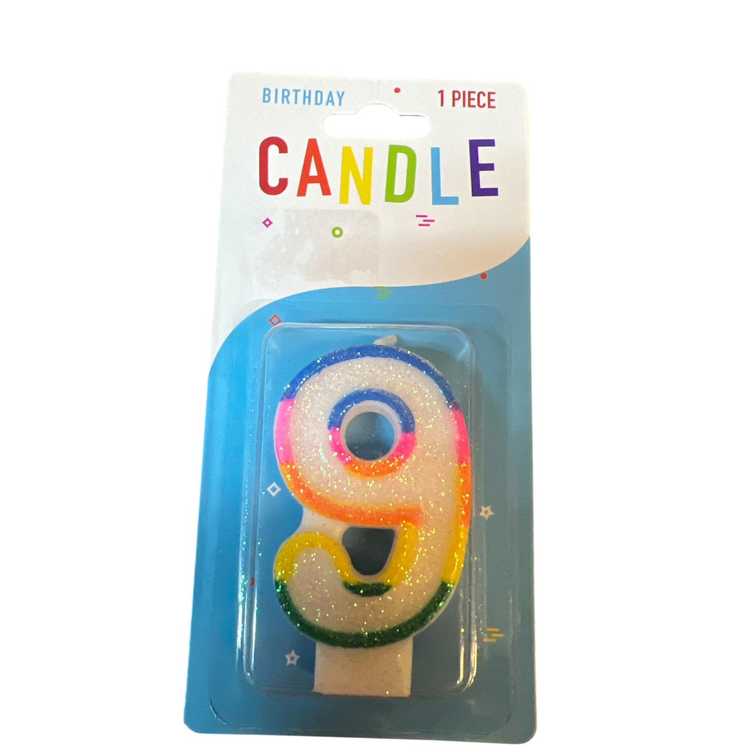 Colorful Birthday Candle - 9