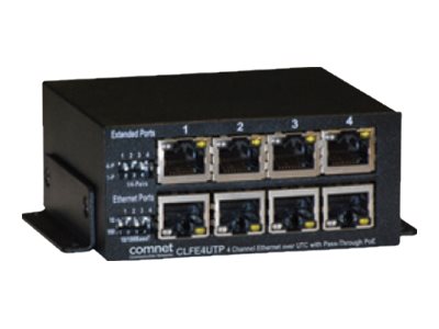 ComNet CopperLine CLFE4UTP - Repeater - 10Base-T, 100Base-X - 4 ports - up to 3000 ft