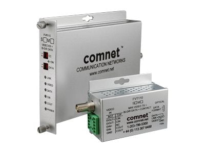 ComNet FVR110S1 - Video/serial/contact closure extender - up to 29.8 miles - 1310 nm / 1550 nm - 1U