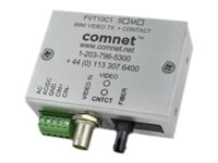 ComNet FVT10C1S1/M - Video/contact closure extender - BNC, terminal block / ST single-mode - up to 33.6 miles - 1310 nm