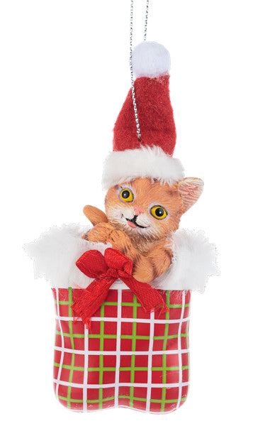 Comfy & Cozy Pet Ornament - Tabby Cat