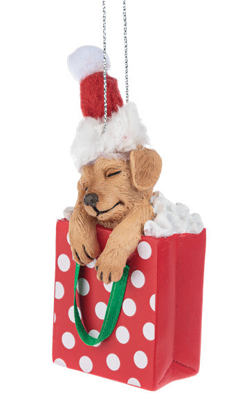 Comfy & Cozy Pet Ornament - Yellow Lab