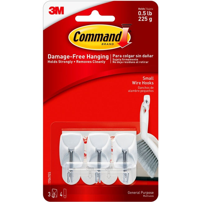 Command Small Wire Hooks 6Pk