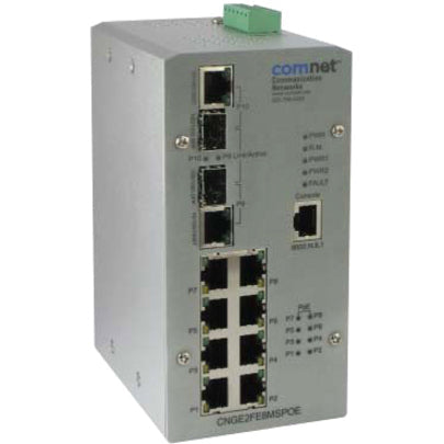 Comnet Cnge2Fe8Mspoe Ethernet Switch Cnge2Fe8Mspoe+