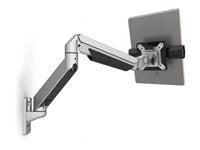 Compulocks Cling Reach Mounting Arm for Tablet, iPad - Black, Silver - Landscape/Portrait 660REACHUCLGVWMB