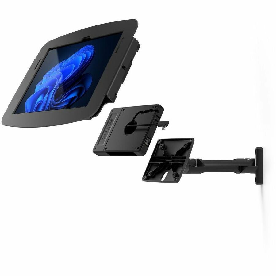 Compulocks Mounting Enclosure for Tablet, Kiosk, Docking Station - Black 827B510GOSBH01