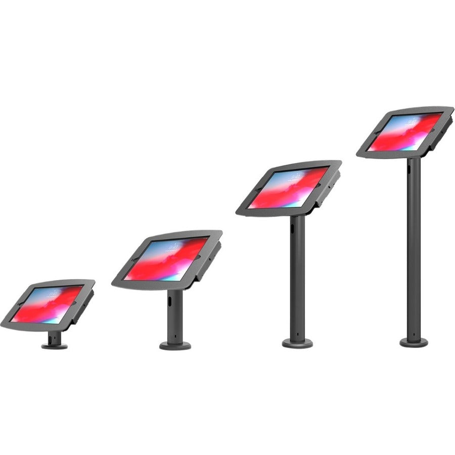 Compulocks iPad 10.2" Space Enclosure Tilting Stand 4" Black TCDP04102IPDSB