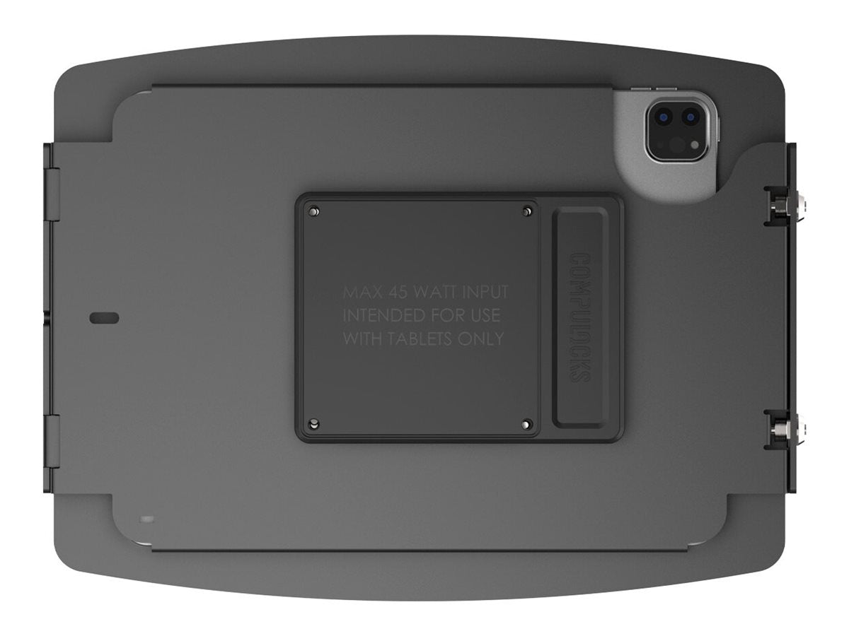 Compulocks iPad Pro 12.9 (3-6th Gen) Space Enclosure Wall Mount Plus Hub - Mounting kit (enclosure) - for tablet - black