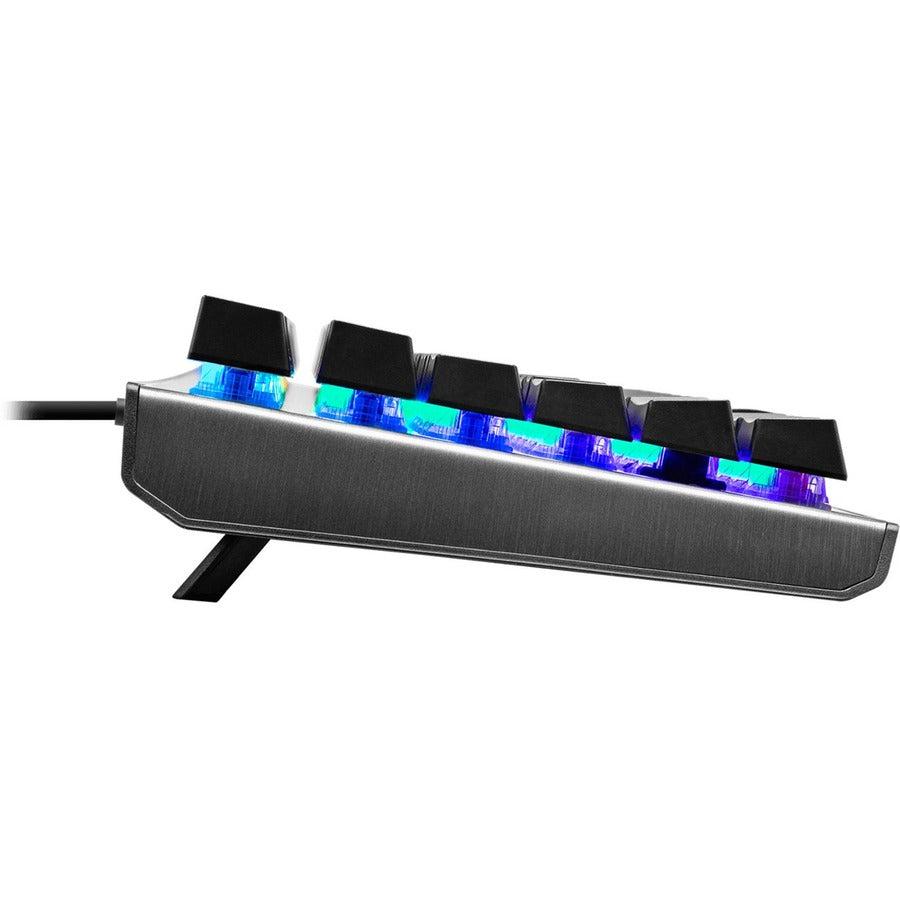 Cooler Master Ck-530-Gktl1-Us Usb Wired Gaming Keyboard W/ Blue Switch (Gunmetal Black)