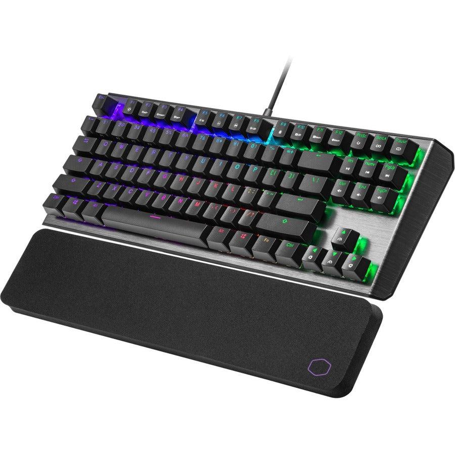 Cooler Master Ck-530-Gktl1-Us Usb Wired Gaming Keyboard W/ Blue Switch (Gunmetal Black)
