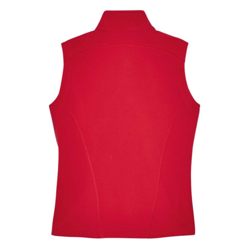 Core365® Women's Cruise Fleece Bonded Soft Shell Vest – Cozy Layers, Weather-Ready Durability