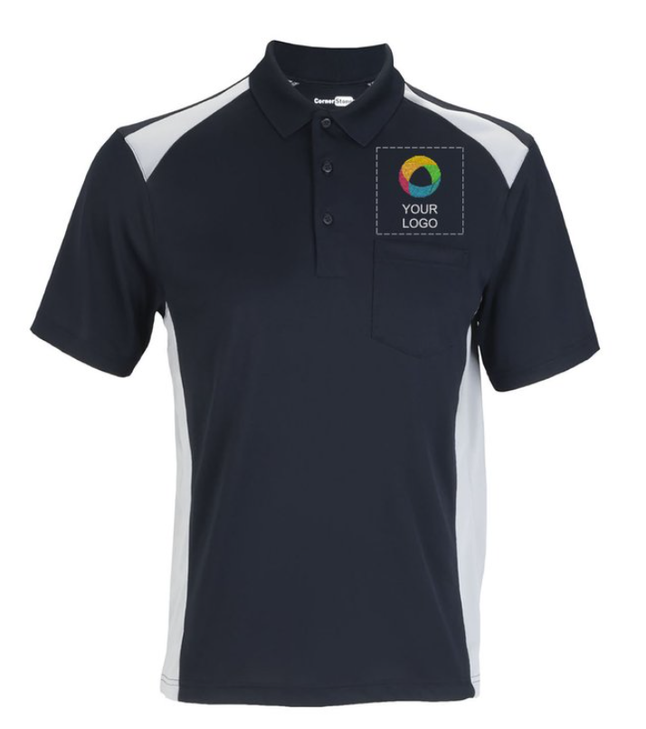 CornerStone® Select Snag-Proof Colorblock Pocket Polo – Tough, Stylish, and Built to Last