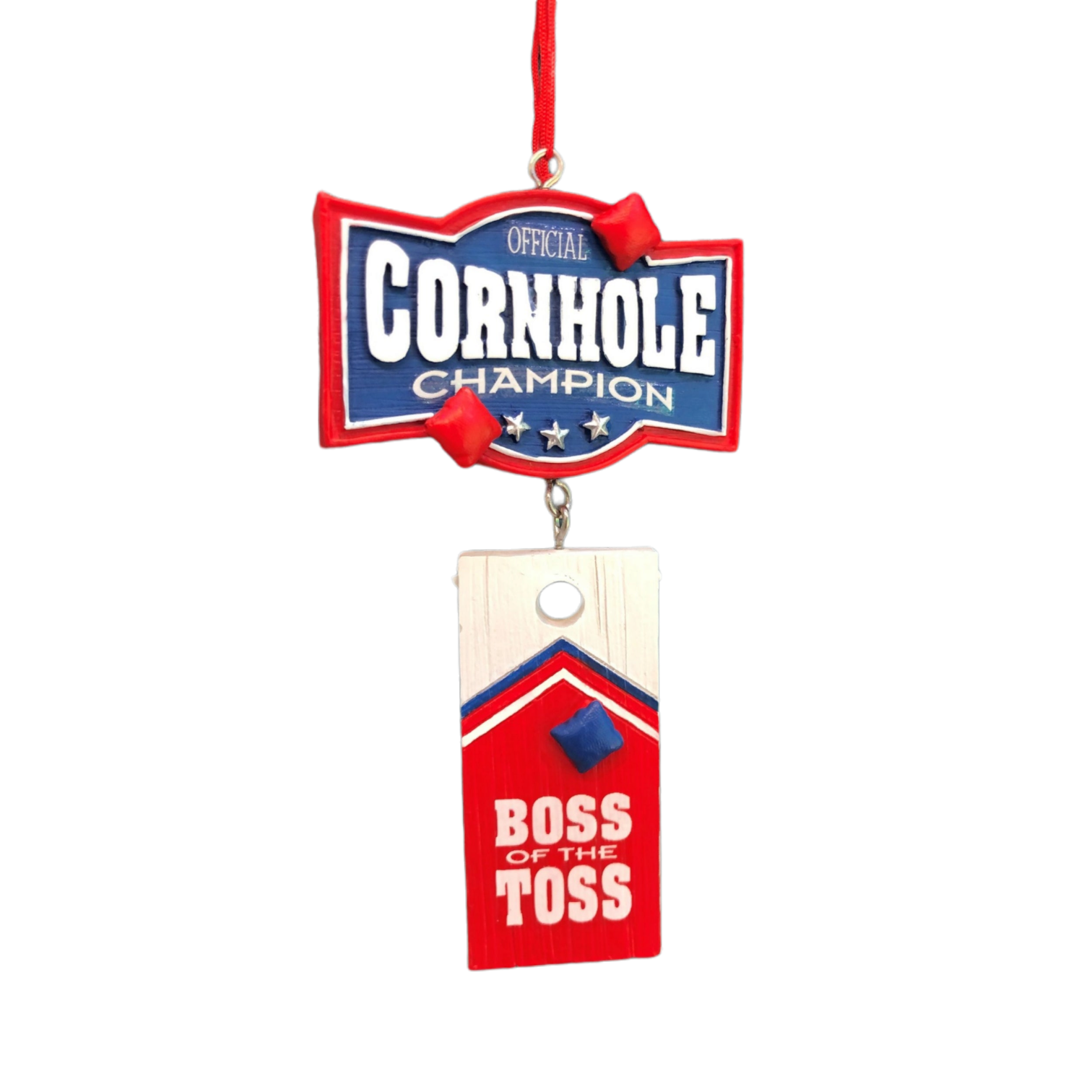 Cornhole Champion Ornament