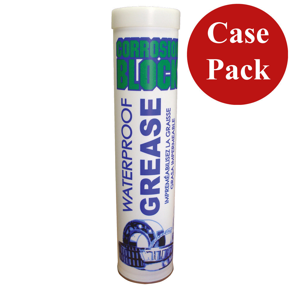 Corrosion Block High Performance Waterproof Grease - 14oz Cartridge - Non-Hazmat,