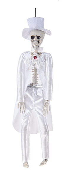 Costumed Hanging Skeleton - Groom