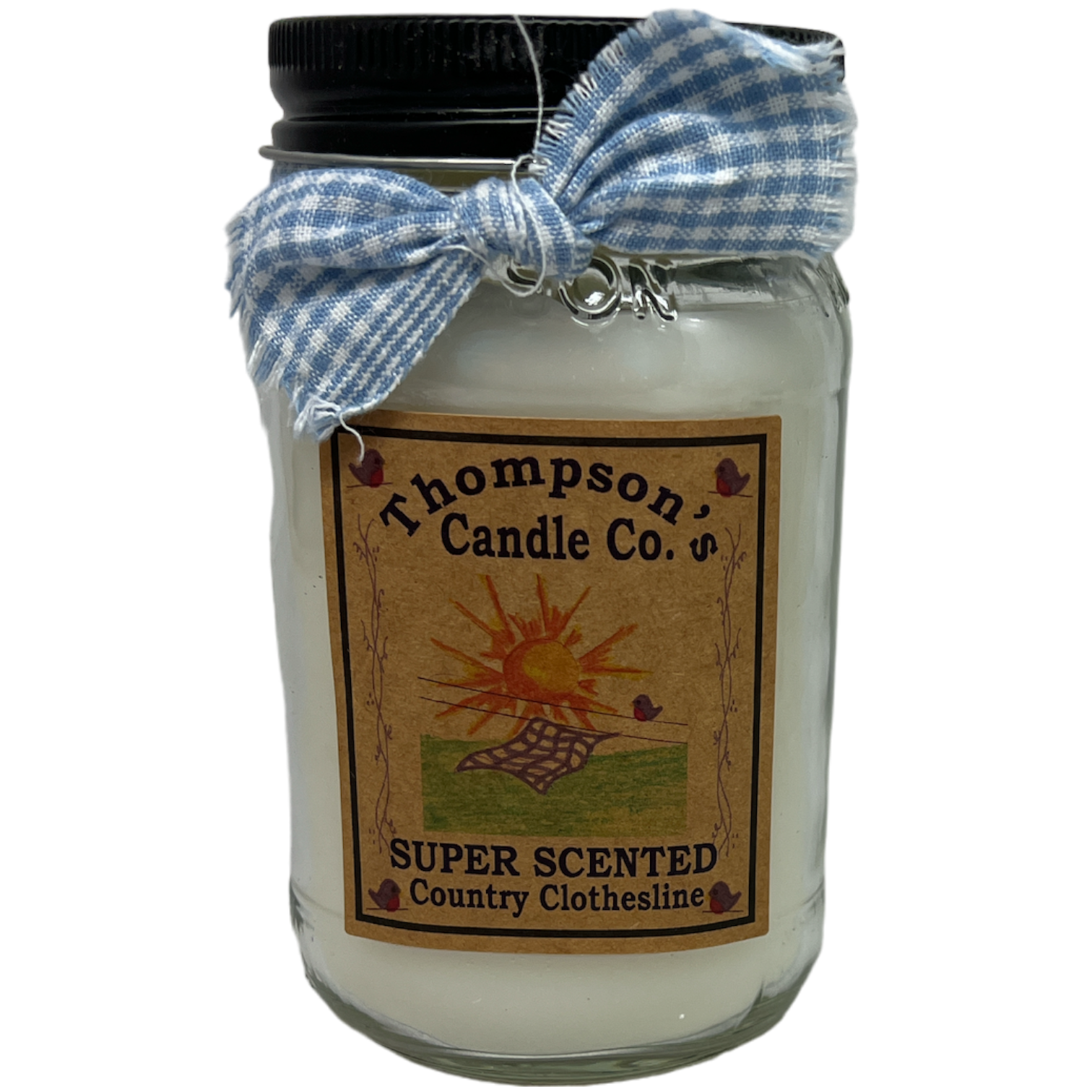 Country Clothesline - Classic Super Scented Country Home Jar