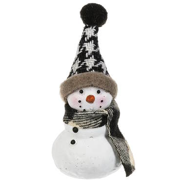 Cozy Snowman Pocket Charm Figurine -