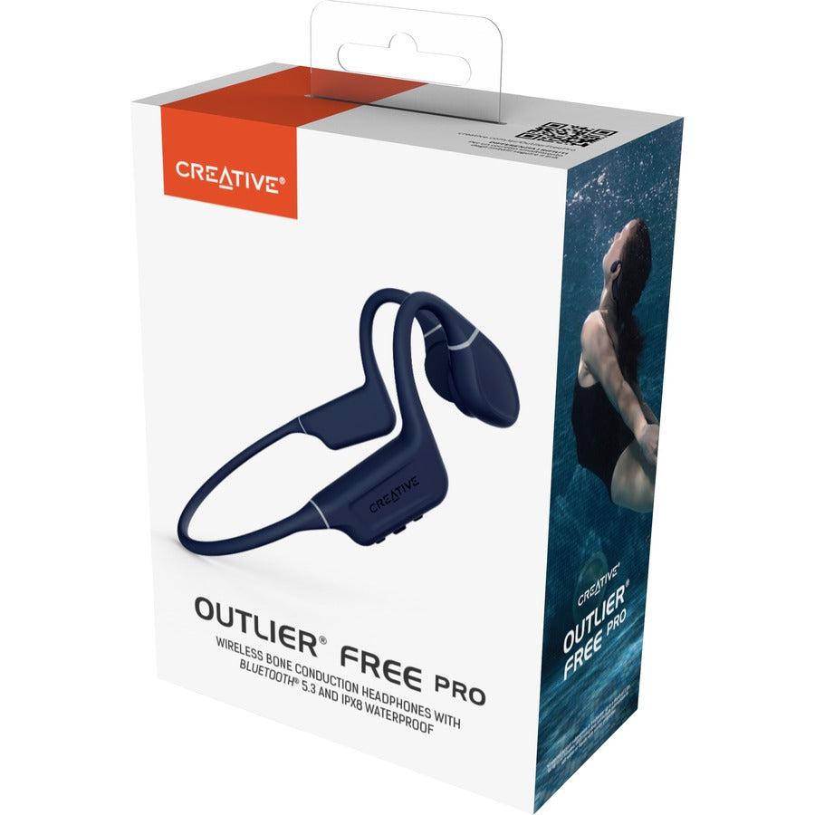 Creative Wireless Bone Conduction Headphones with Bluetooth 5.3 and IPX8 Waterproof