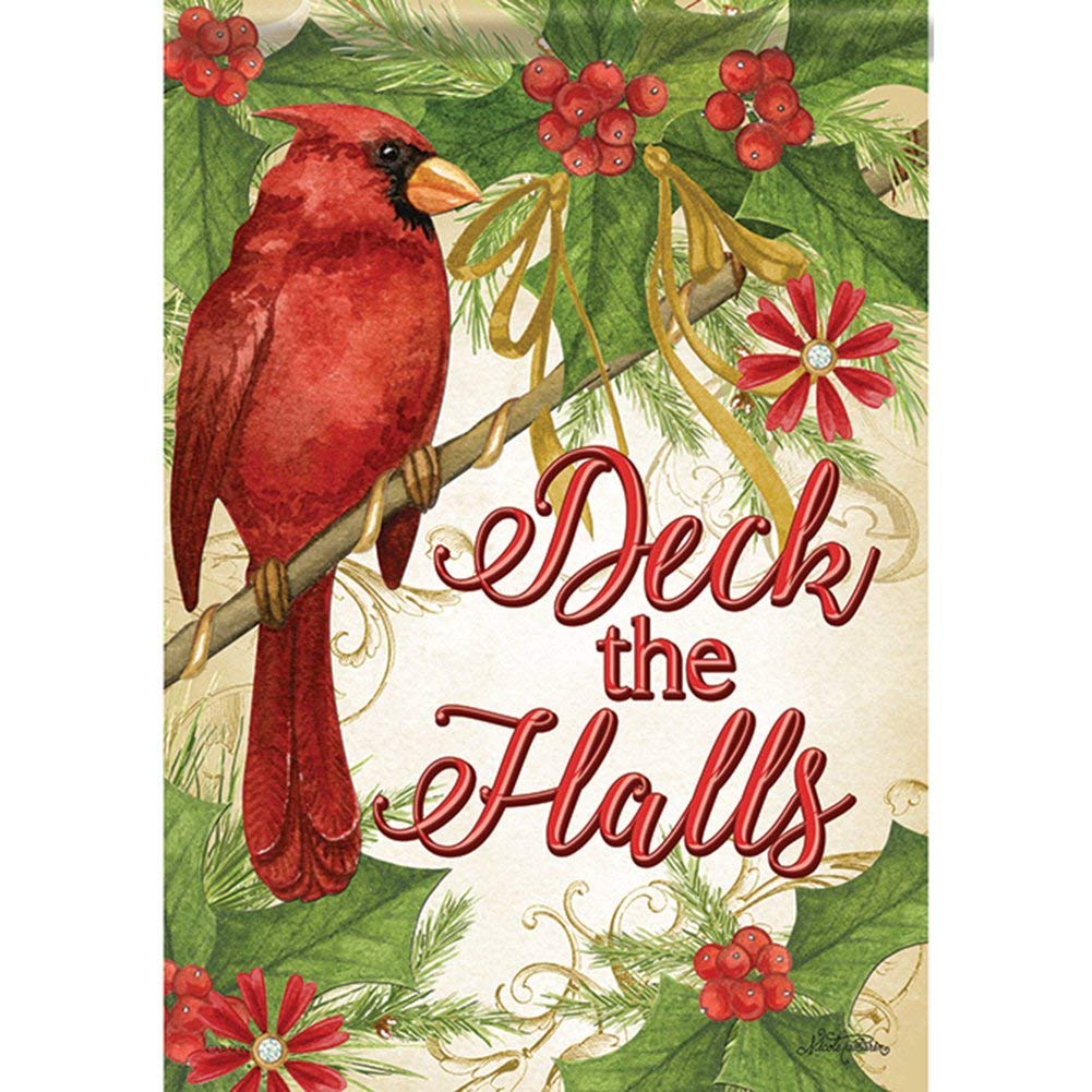 Crimson Christmas Flag - Large Flag