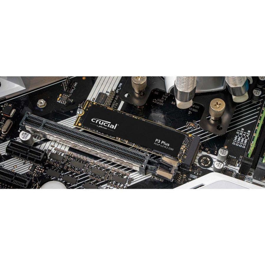 Crucial P3 Plus CT2000P3PSSD8 2 TB Solid State Drive - M.2 2280 Internal - PCI Express NVMe (PCI Express NVMe 4.0 x4)