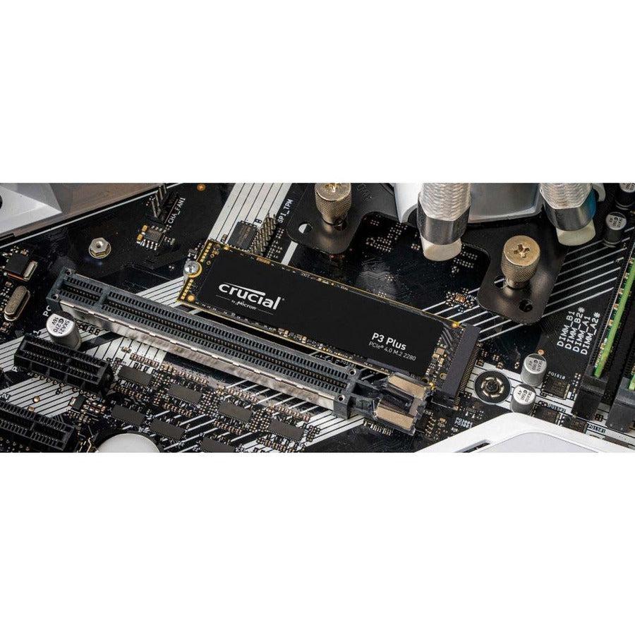 Crucial P3 Plus CT500P3PSSD8 500 GB Solid State Drive - M.2 2280 Internal - PCI Express NVMe (PCI Express NVMe 4.0 x4)