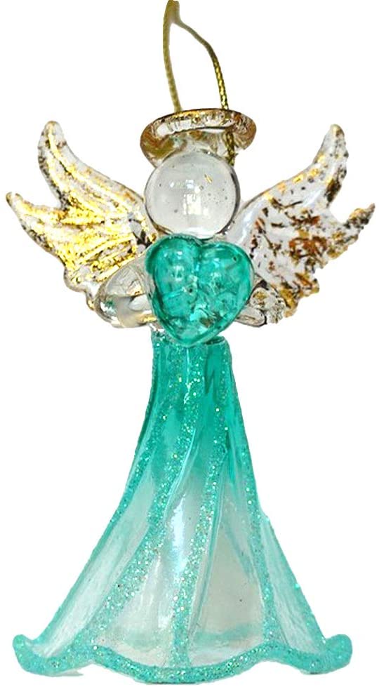Crystal Birthstone Angel Ornament - December