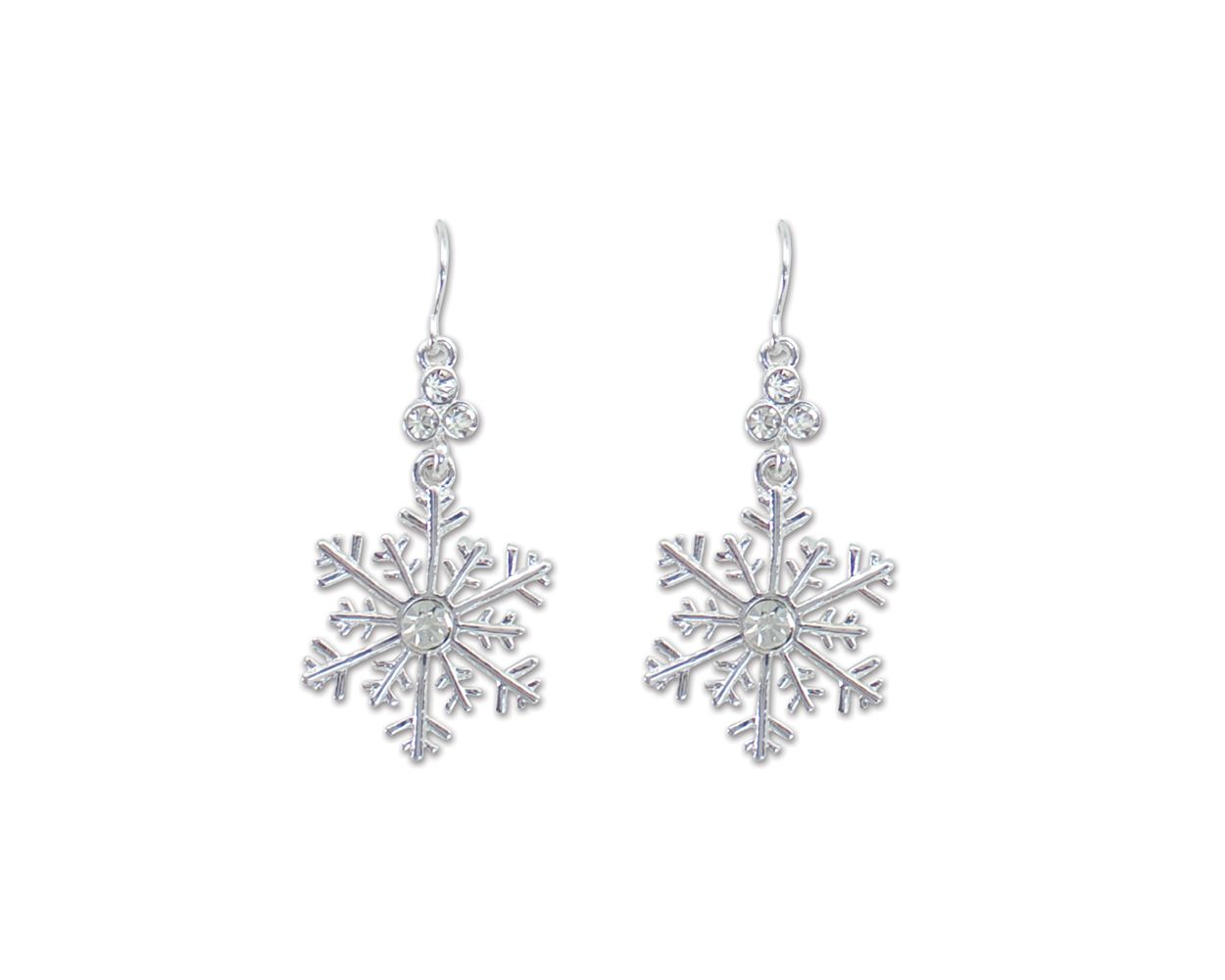 Crystal Snowflakes - Earrings