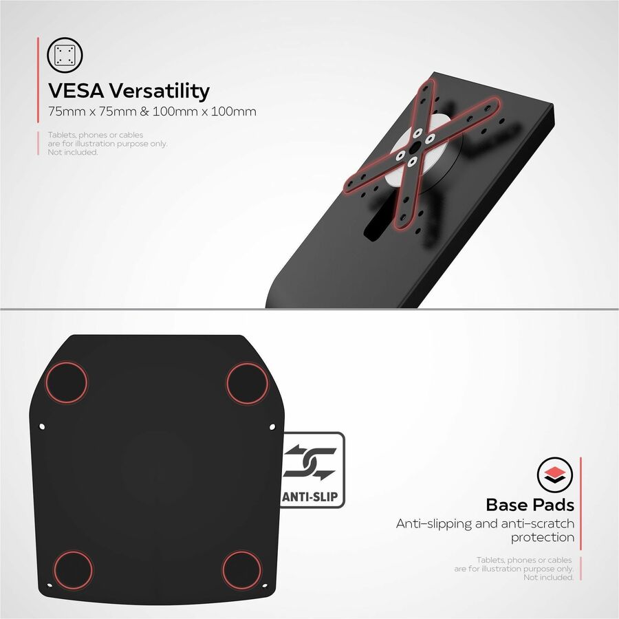 Cta Digital Pad-Paraf Tablet Security Enclosure 25.9 Cm (10.2") Black