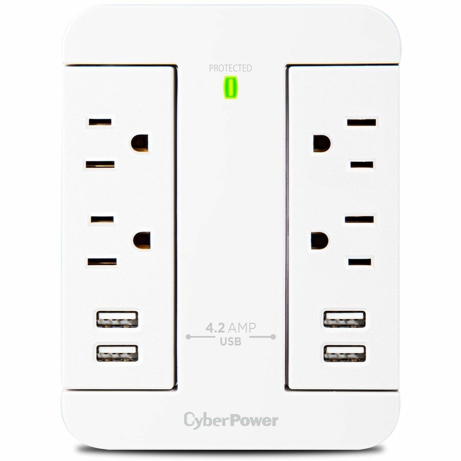 CyberPower GP400U4AWH Home Office - Outlet Surge with 500 J