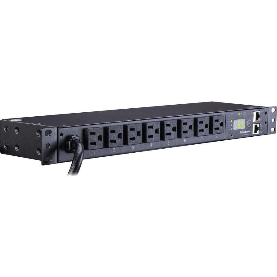 Cyberpower Pdu15M8Fnet Power Distribution Unit (Pdu) 8 Ac Outlet(S) 1U Black