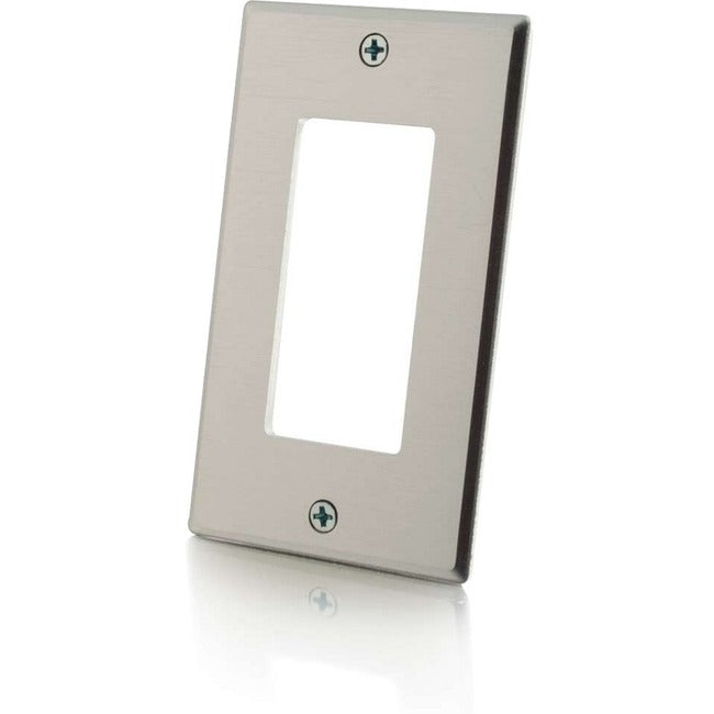 Decorative Cutout Single Gang Wall Plate - Aluminum