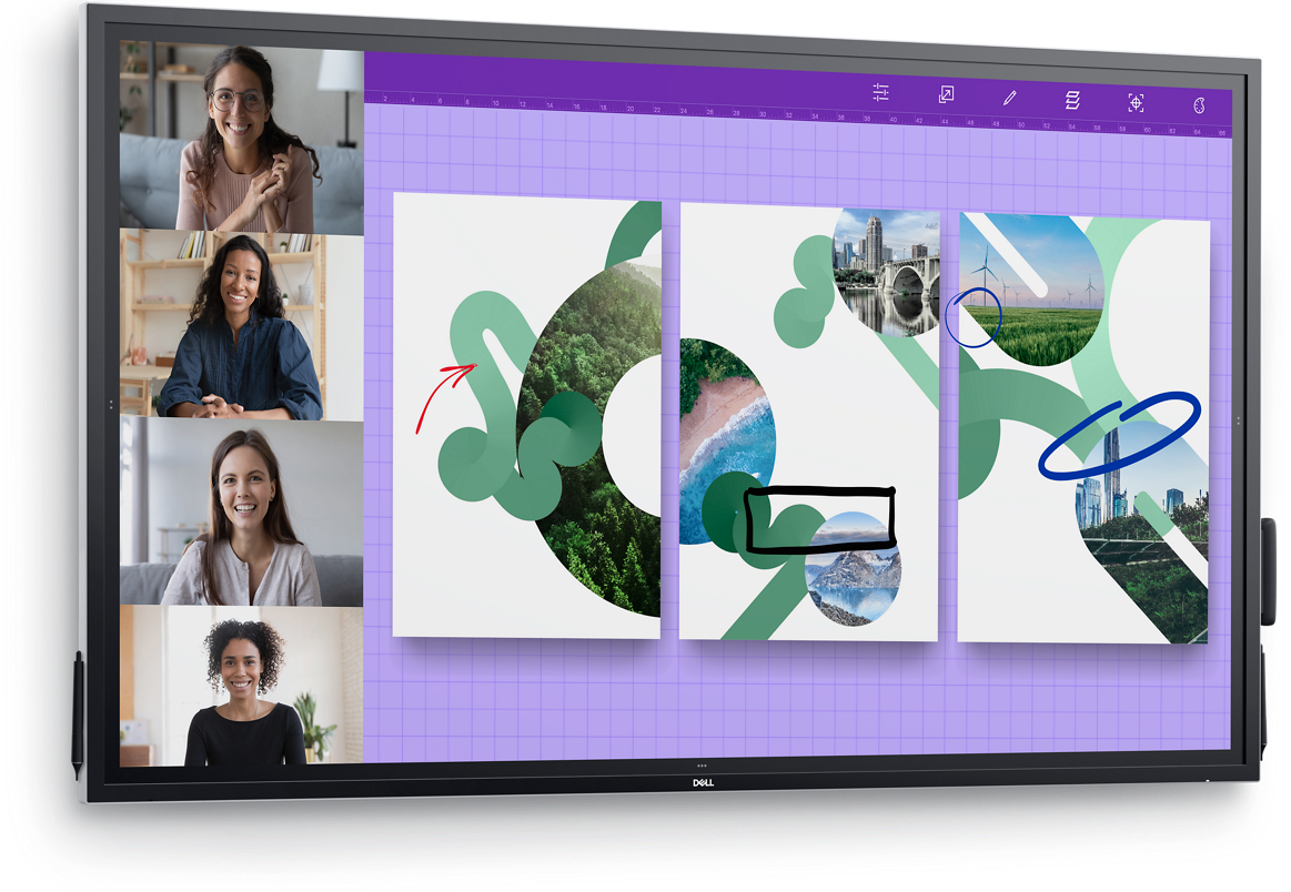 Dell 75 4K Interactive Touch Monitor - P7524QT