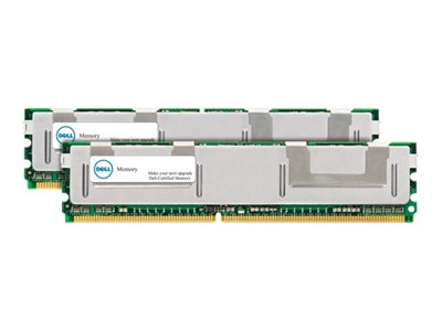 Dell - DDR2 - kit - 4 GB: 2 x 2 GB - FB-DIMM 240-pin - 667 MHz / PC2-5300 - fully buffered - ECC - for PowerEdge M600,