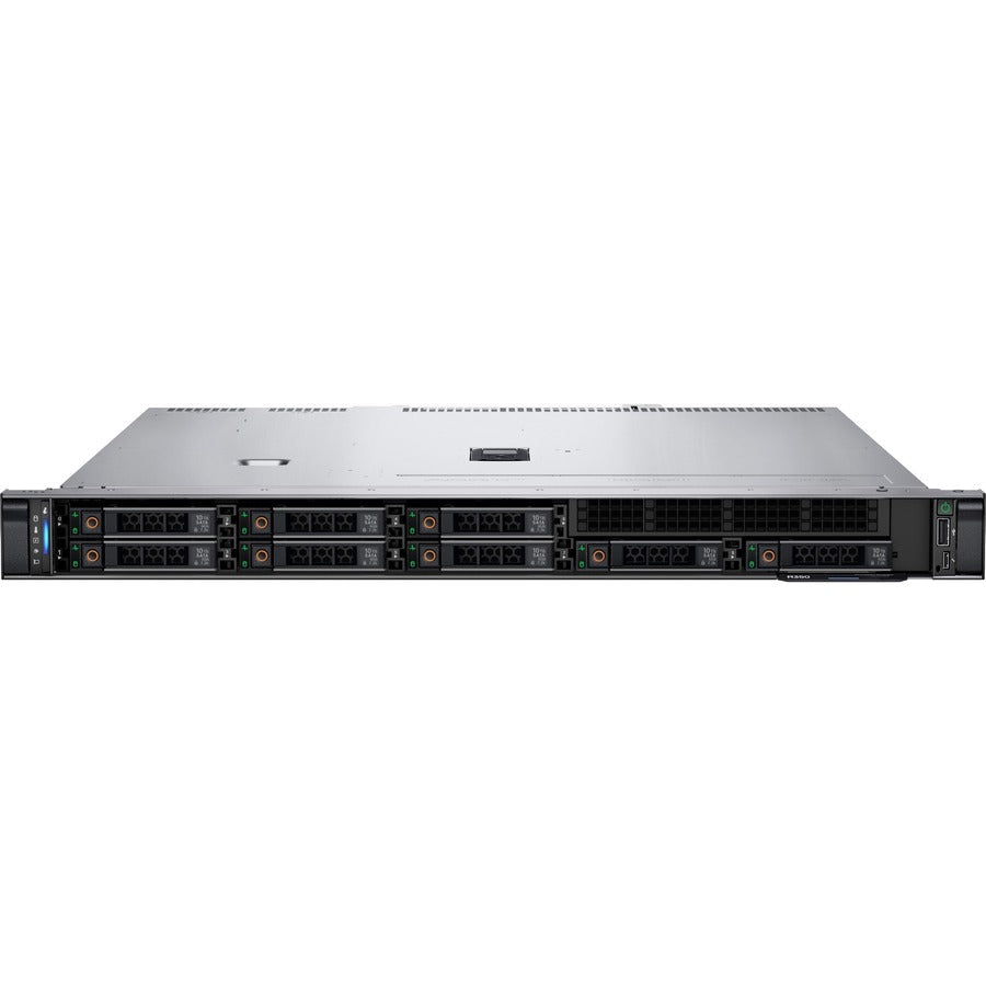 Dell Emc Poweredge R350 1U Rack-Mountable Server - 1 X Intel Xeon E-2334 3.40 Ghz - 8 Gb Ram - 480 Gb Ssd - 12Gb/S Sas, Serial Ata/600 Controller