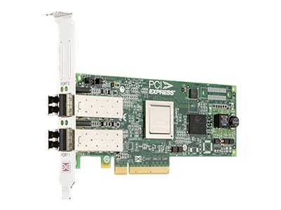 Dell Emulex LPe-12002-E - Host bus adapter - PCIe 2.0 x8 low profile - 8Gb Fibre Channel x 2