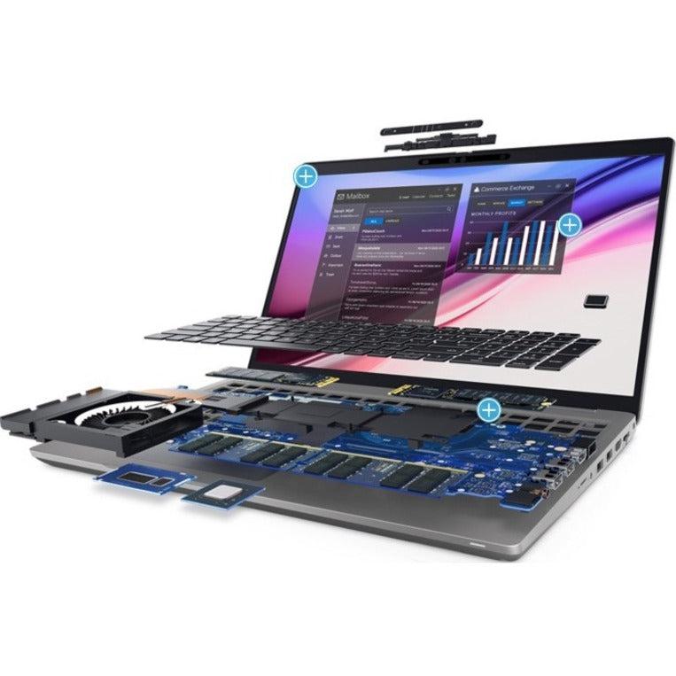 Dell Latitude 5521 Notebook 39.6 Cm (15.6") Full Hd Intel® Core™ I5 8 Gb Ddr4-Sdram 256 Gb Ssd Wi-Fi 6 (802.11Ax) Windows 10 Pro Grey