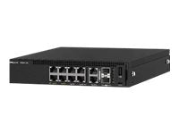 Dell Networking N1108P-ON - Switch - managed - 8 x 10/100/1000 (4 PoE+) + 2 x Gigabit SFP - rack-mountable - PoE+ (75 W)