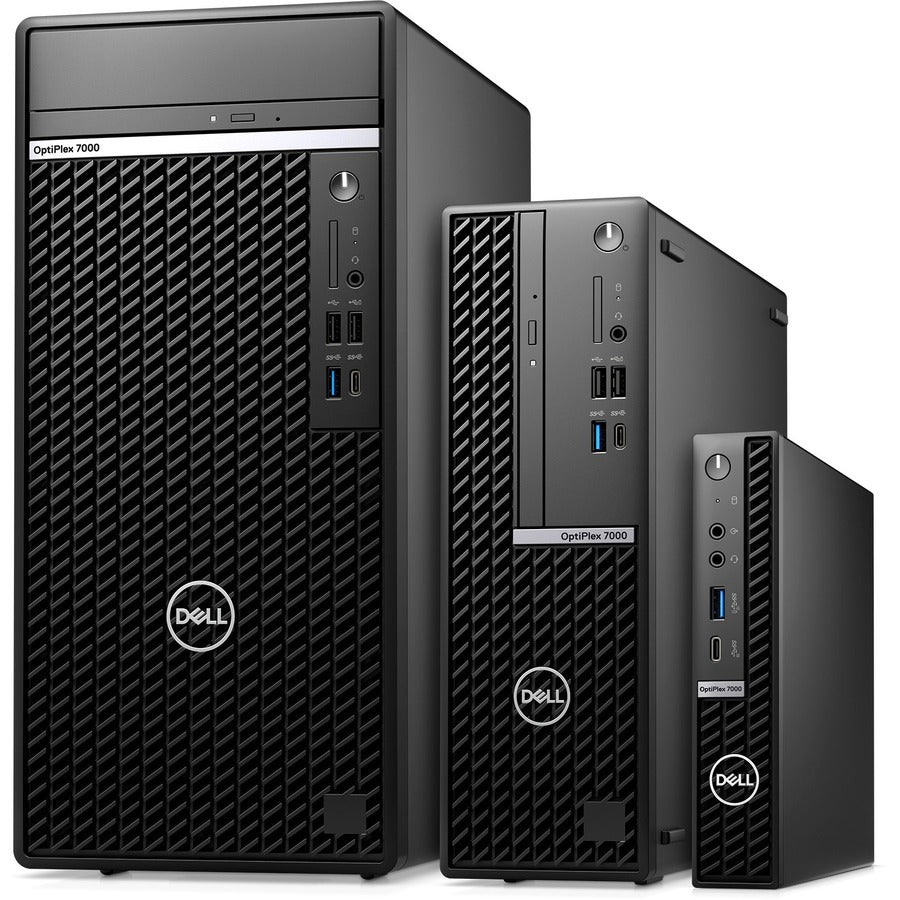 Dell OptiPlex 7000 Desktop Computer - Intel Core i7 12th Gen i7-12700 Dodeca-core (12 Core) 2.10 GHz - 16 GB RAM DDR5 SDRAM - 512 GB M.2 PCI Express NVMe 4.0 x4 SSD - Black - Refurbished