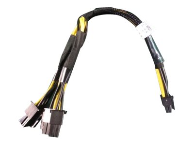 Dell - Power cable - 8 pin PCIe power (M) to 8 pin PCIe power, 8 pin PCIe power (6+2) (M) - 1 ft