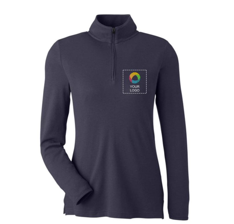 Devon & Jones® Women's New Classics™ Performance Quarter Zip – Effortless Style with Performance-Ready Comfort