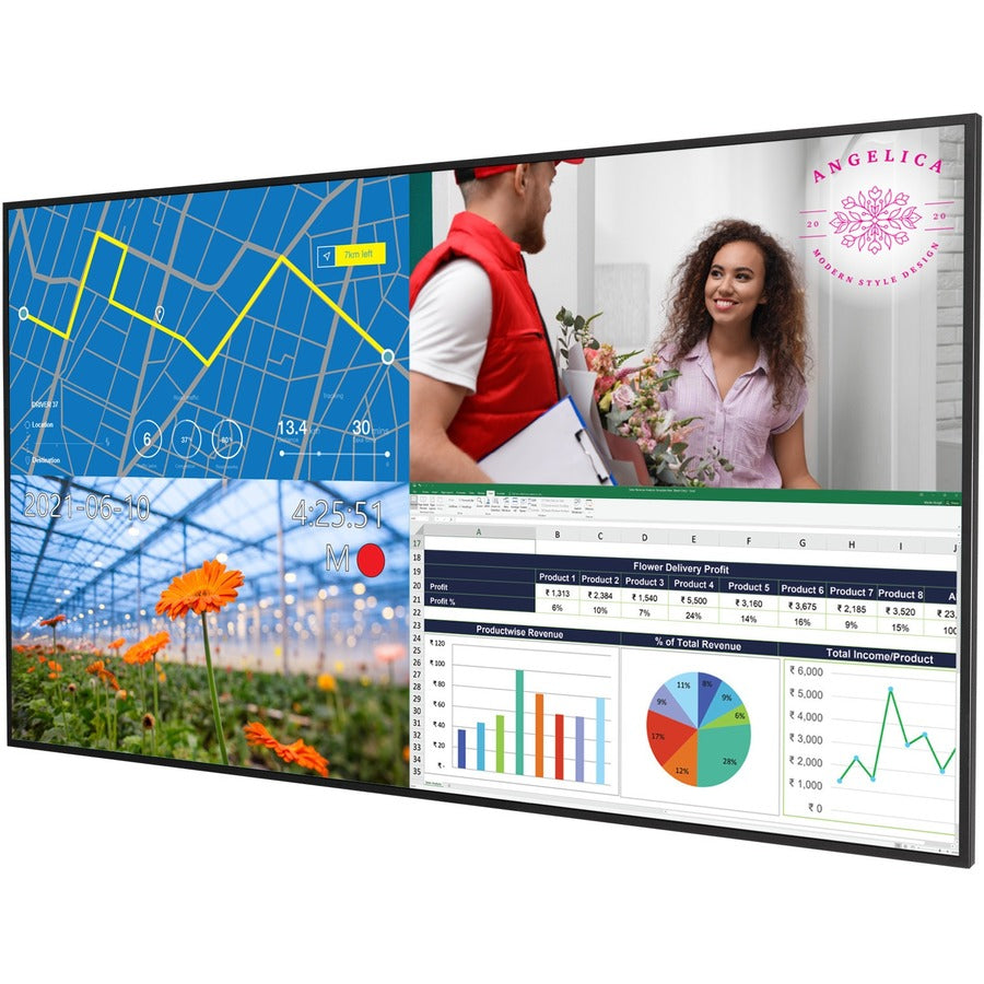 Digital Signage Systems - 49" 4K Touch Screen Display | Planar URP49-T 998-2888-00
