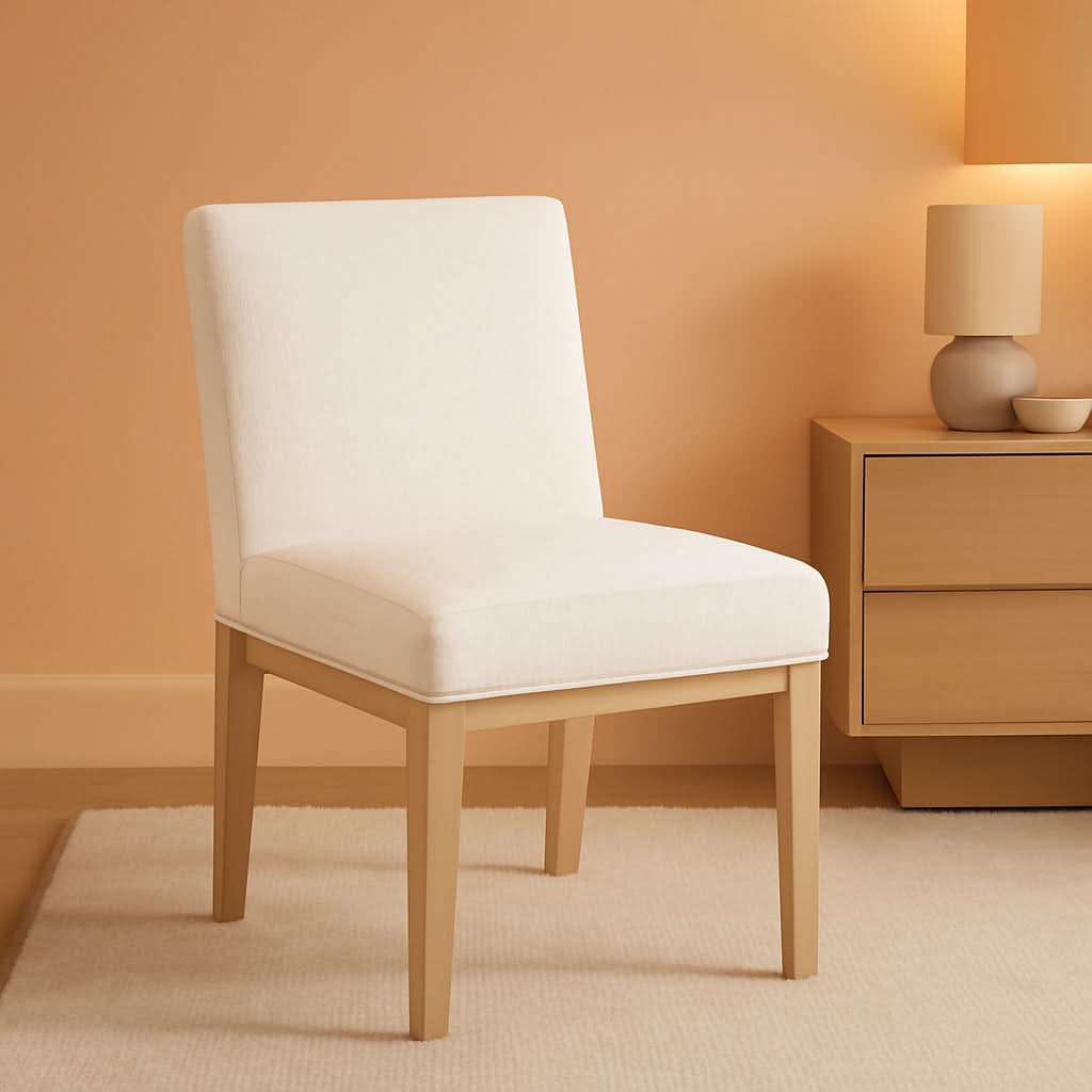 Dining Chair With Stain Resistant Fabric 19 Inch Seat
