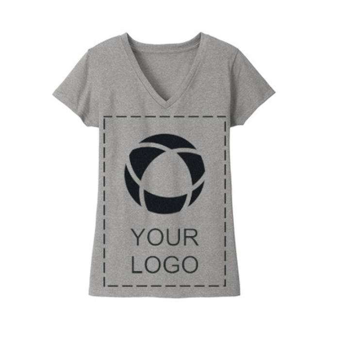 District® Women’s Re-Tee® V-Neck – Eco-Friendly Style with All-Day Comfort