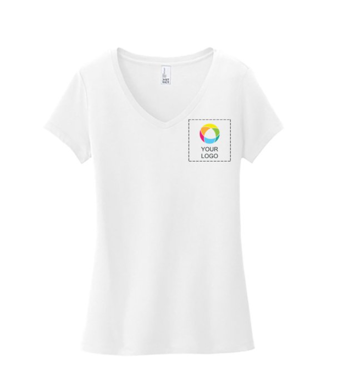 District® Women’s Very Important Tee® V-Neck with Left Chest Print - Effortless Style and Comfort