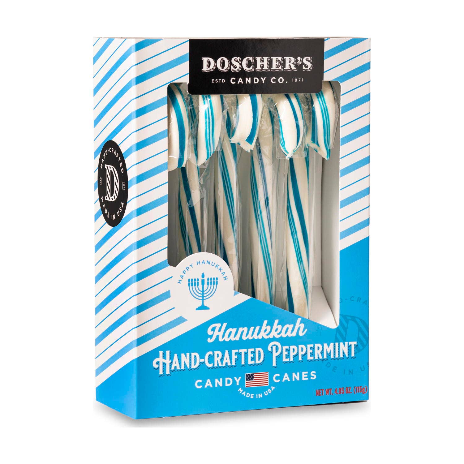 Doschers Famous Candy Canes - Hanukkah Collection